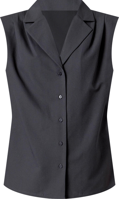 Women's Pleated Sleeveless shirt top