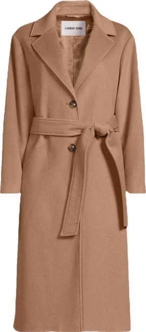 Women's Wool Wrap Long Coat
