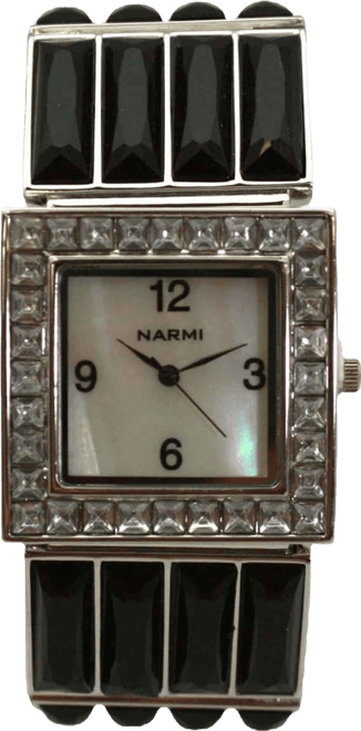 Olivia Black Pratt Square Jewel Women Watch