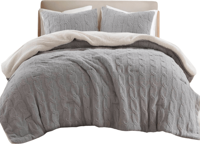 Riordan Waffle Knit Chenille 2-Pc. Comforter Set, Twin