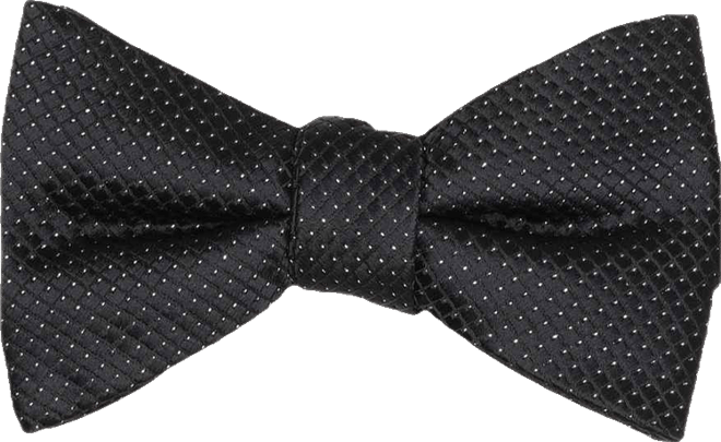 Men's Mini-Pattern Bow Tie & Solid Pocket Square Set, Exclusively at Macy's
