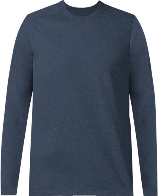 Men's FreeCycle Sueded Long Sleeve Crew Neck