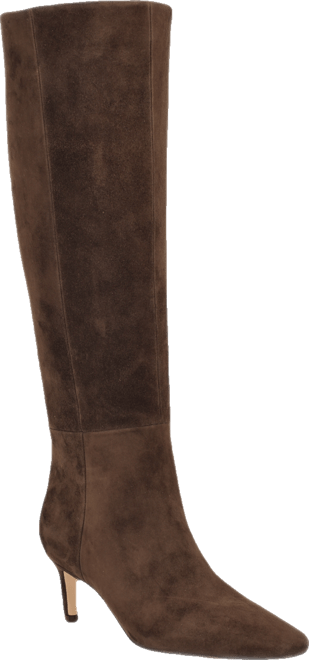 Women's Caddy Wide Calf Tall Kitten Heel Boots