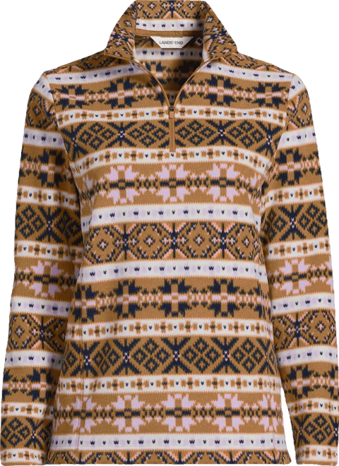 Plus Size Anyweather Fleece Quarter Zip Pullover