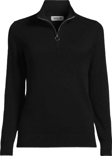 Women's Cashmere Quarter Zip Sweater