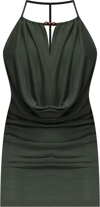 Women's Ciena Backless Cowl Neck Mini Dress