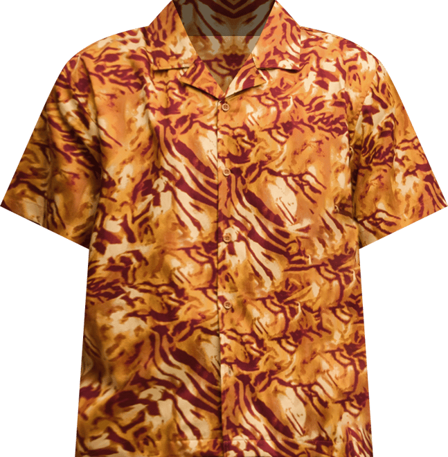 Men's Relaxed-Fit Zebra Camp Shirt, Macy's Exclusive