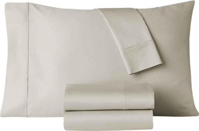 800-Thread Count Cotton-Blend 4-Pc. Sheet Set, Queen