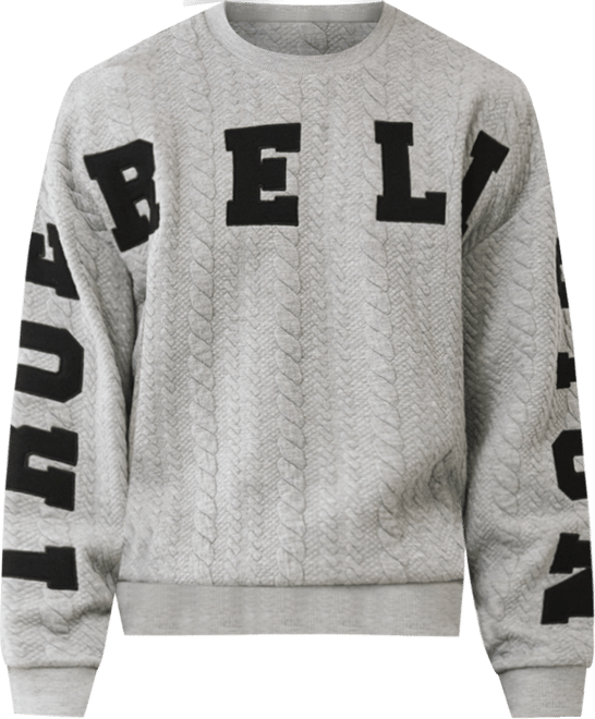 Men's Logo Applique Detail Sweatshirt