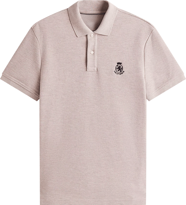 Men's Heathered Crest Regular Fit Polo Shirt