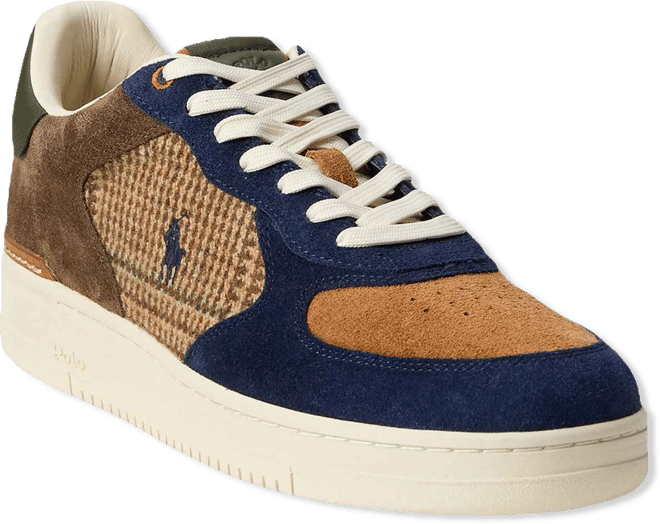 Men's Suede & Wool Masters Court Sneakers
