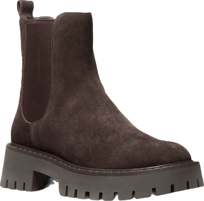 Michael  Women's Asher Leather Lug Ankle Booties