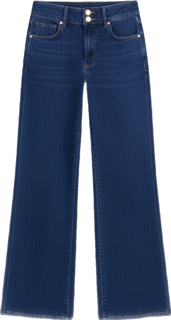 Petite High-Rise Wide-Leg Jeans, Macy's Exclusive