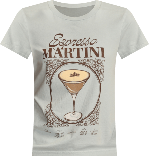 Women's Espresso Martini Classic Crew Neck T-Shirt