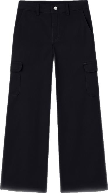 Petite "Ab" Solution Wide Leg Sky Rise Jeans