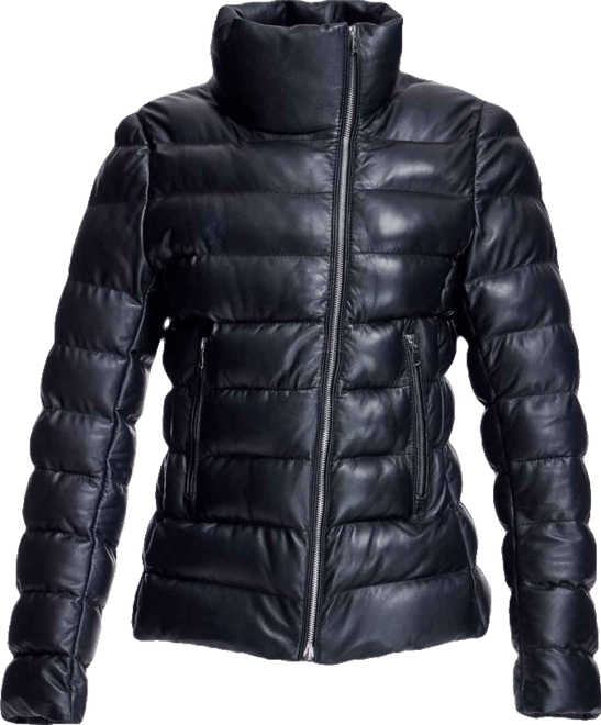 Women's Horizontal Leather Jacket