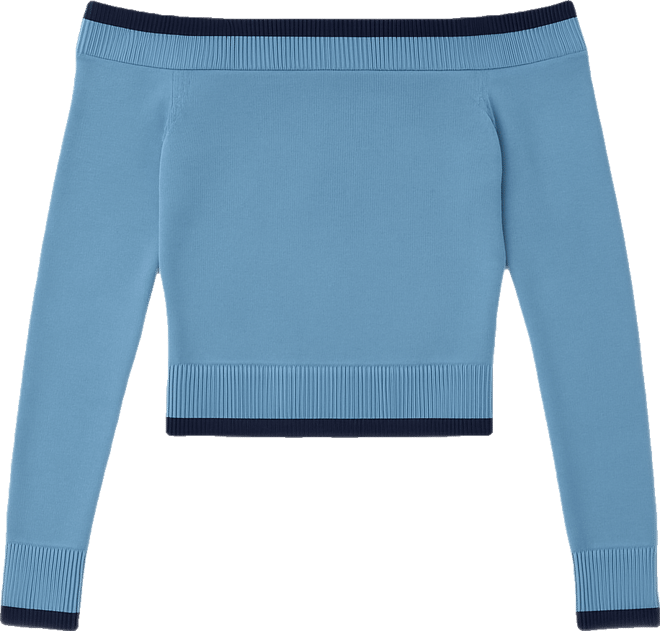 Women's Kezzie Contrast Off Shoulder Knit Top