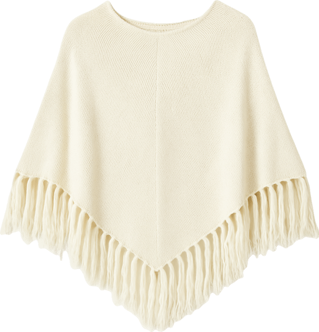 Women's Kamila Fringe Knit Poncho