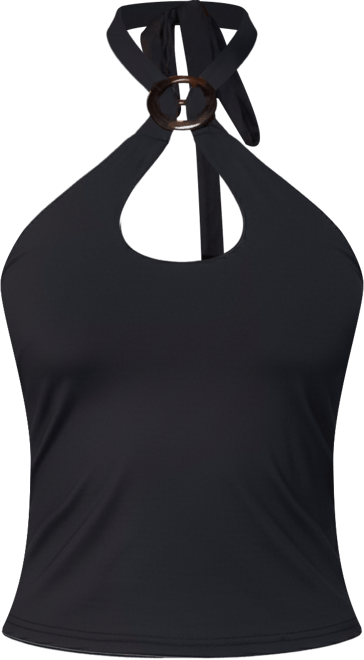 Women's Halsie Ring Cut Out Halter Top