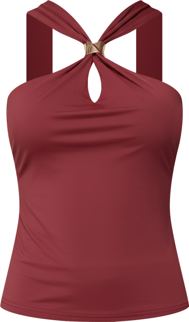 Women's Cielle Wide Strap Gathered Top