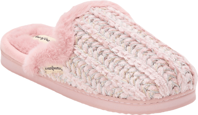Women's Paris Chenille Shaped Tab Scuff Slipper