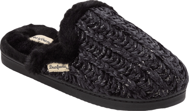Women's Paris Chenille Shaped Tab Scuff Slipper