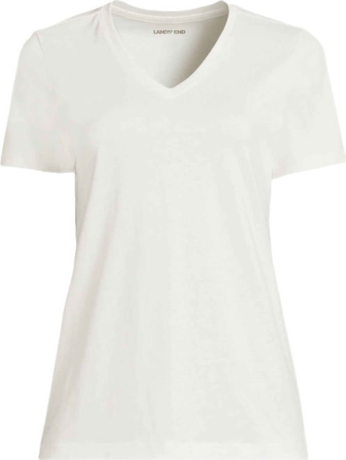 Women's Relaxed Supima Cotton V-Neck T-Shirt