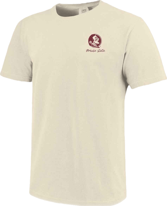 Women's Natural Florida State Seminoles Coquette T-Shirt
