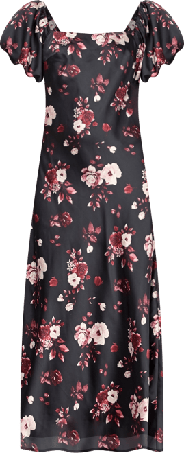 Women's Short Bubble Sleeves Dress