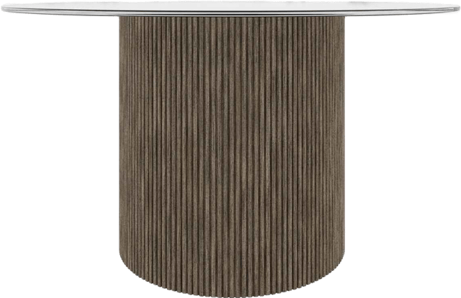 Frandlyn 54" Round Glass Dining Table