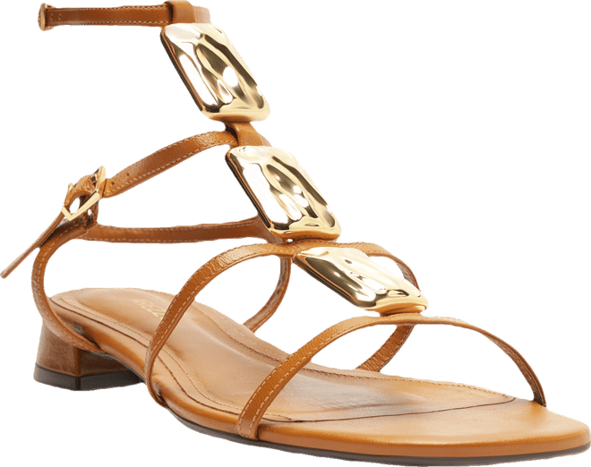 Women's Gretta Gold Elegance Flat Sandals