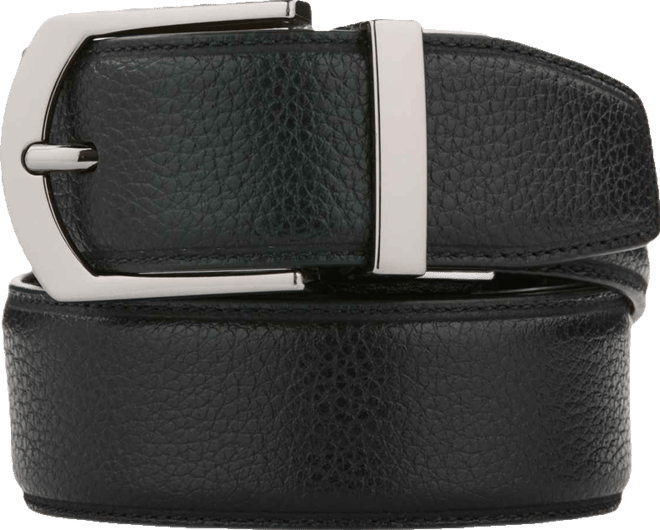 Men's Pebble Reversible Leather Dress Belt