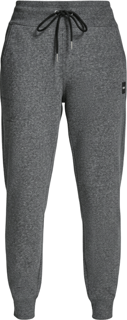 Women's Tonal Logo Patch Rib Trim Side Pockets Jogger