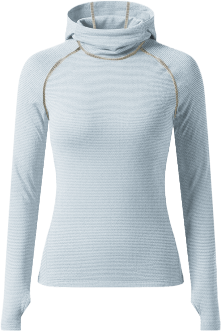 Women's  Pines Microgrid Ultra-Lt Baselayer Balaclava Top Lightweight Long Underwear Tops