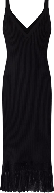 Women's Elise Knee Length Fringe Midi Dress