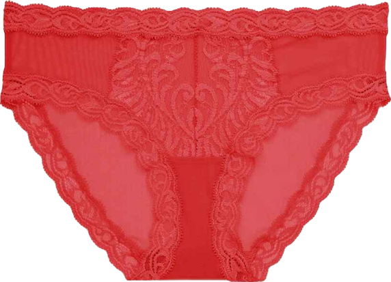 Feathers Low-Rise Sheer Hipster Underwear Lingerie 753023