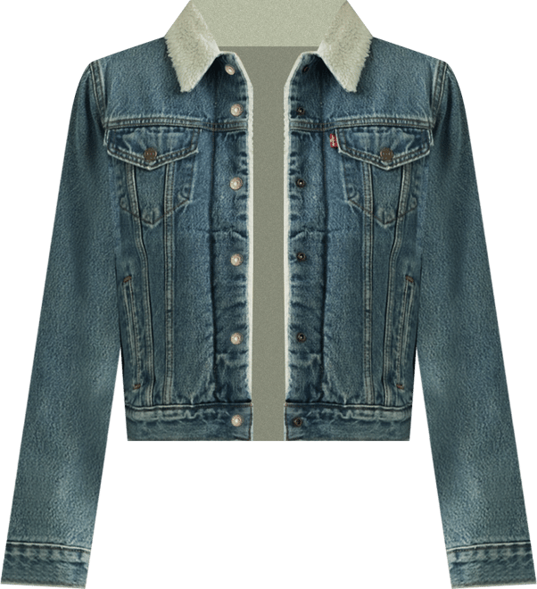 Women's Original Denim Trucker with Sherpa Lining