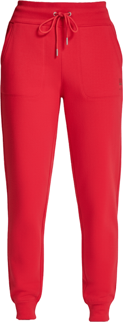 Women's Tonal Logo Patch Rib Trim Side Pockets Jogger