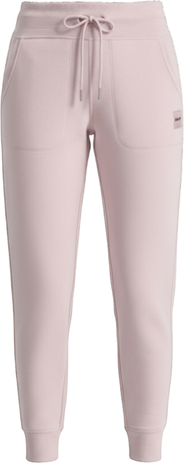 Women's Tonal Logo Patch Rib Trim Side Pockets Jogger