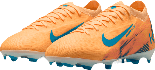 Nike Jr. Mercurial Vapor 16 Pro "Kylian Mbappé" Chuteiras de futebol de perfil baixo para terreno firme Júnior