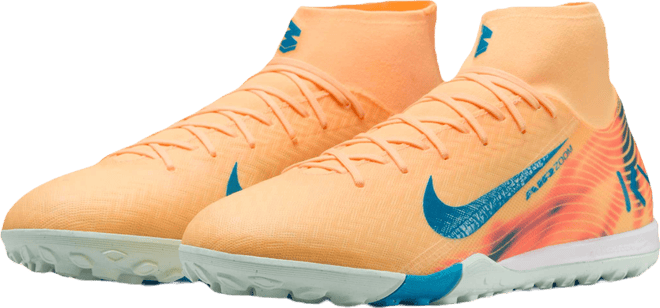 Nike Mercurial Superfly 10 Academy "Kylian Mbappé" รองเท้าฟุตบอลหุ้มข้อสูงสำหรับพื้นสนามหญ้าเทียมสั้น