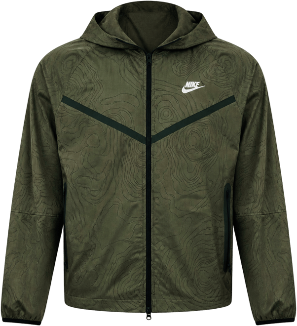 Nike Tech Chamarra Windrunner de tejido Woven de cierre completo para hombre