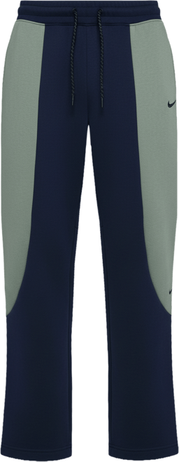 ナイキ テック メンズ カラーブロック オープンヘム フリース パンツ