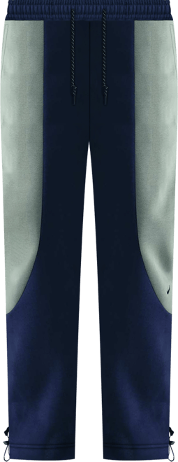 나이키 테크 남성 컬러 블록 오픈 헴 플리스 팬츠