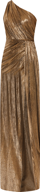 Women's One Shoulder Draped Gown