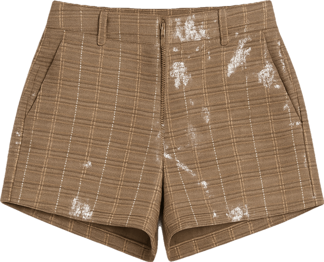 Front Zipper Ingrid Shorts