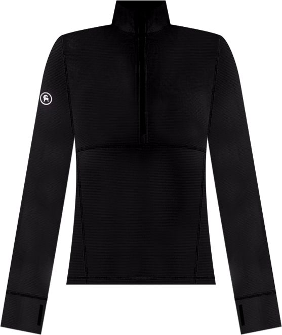 Women's Pines Microgrid Ultra-Lt Baselayer 1/4-Zip Top Lightweight Long Underwear Tops