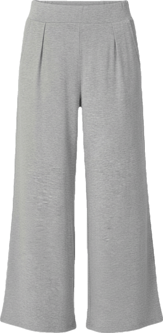 Cropped Wide Leg Ultra Soft Terry Pant