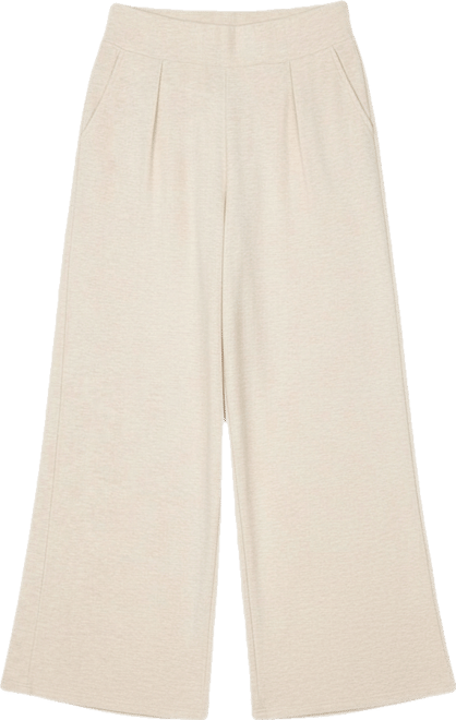 Cropped Wide Leg Ultra Soft Terry Pant
