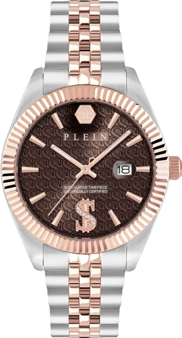 Men's Two Tone Stainless Steel Watch, 41mm